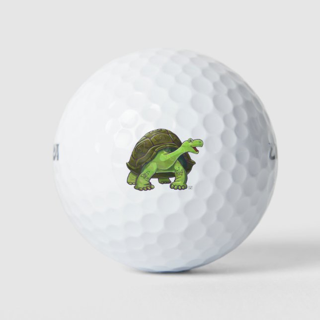 Tortoise Gifts & Accessories Golf Balls (Front)