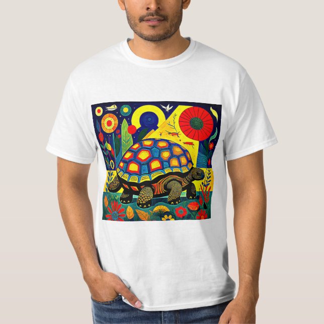 Tortoise goes walkabout T-Shirt (Front)