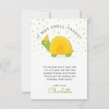 Tortoise, green yellow, kid's birthday
