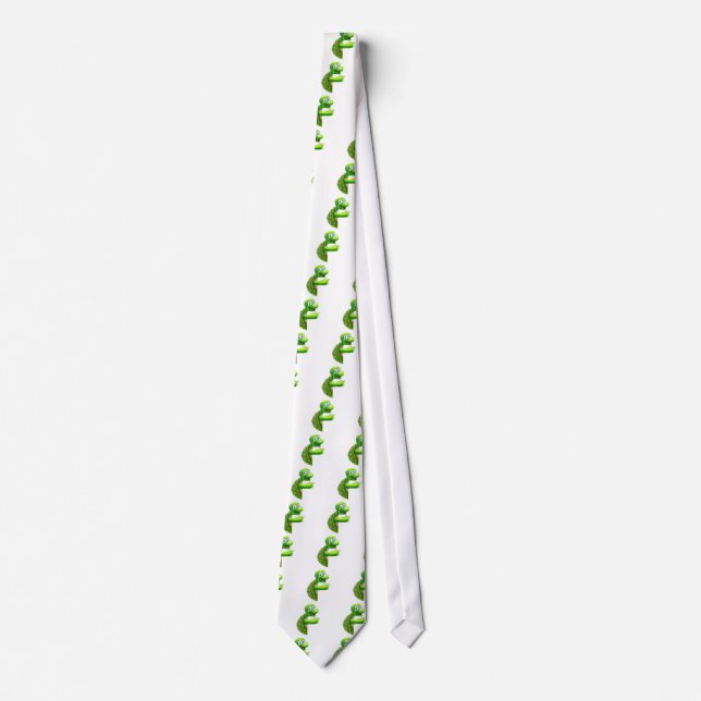 Tortoise or Turtle Pointing Tie (Front)
