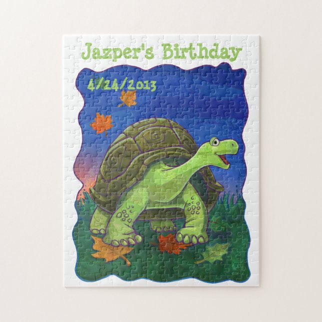 Tortoise Party Centre Jigsaw Puzzle (Vertical)