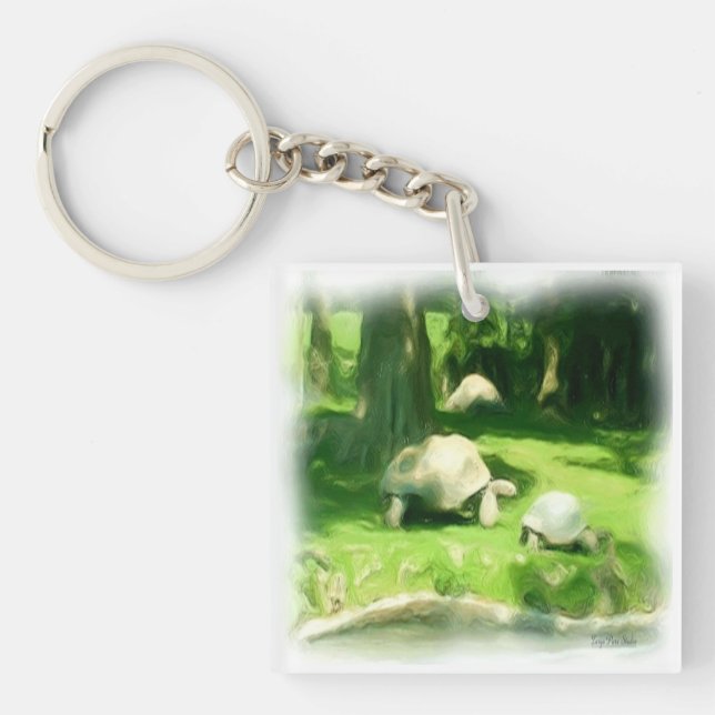 Tortoise Race Key Ring (Front)