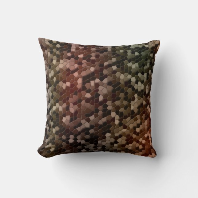 Tortoise Shell Camo Cushion (Front)