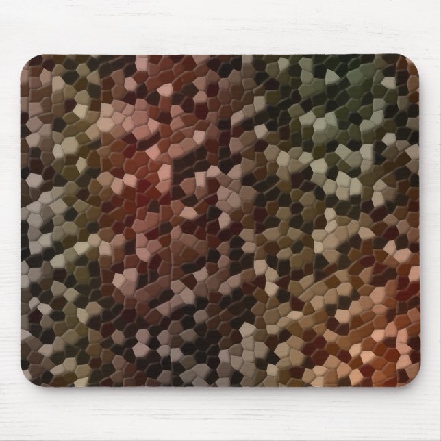 Tortoise Shell Camo Mouse Pad (Front)