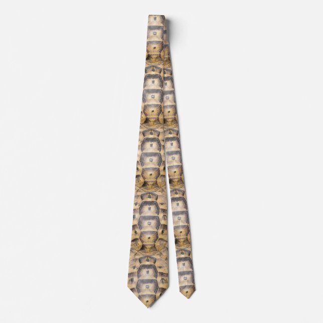Tortoise shell pattern tie (Front)