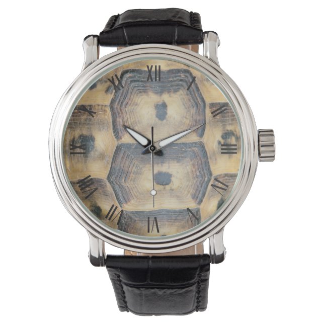 Tortoise Shell Pattern Watch (Front)