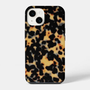 Tortoise Shell Print in Retro/60s Havana iPhone 14 Case