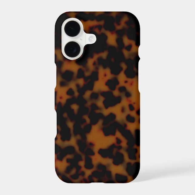 Tortoise Shell Print/Pattern, Dark Sable Brown (Back)