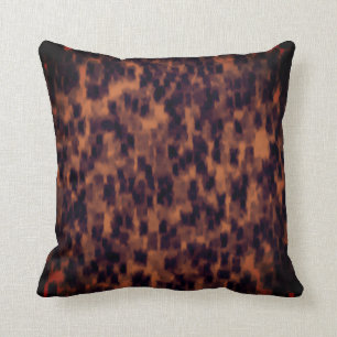 Tortoise Shell Print Pattern Decorative Home Decor Cushion