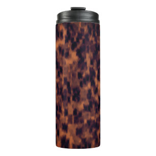 Tortoise Shell Print Pattern Decorative Thermal Tumbler