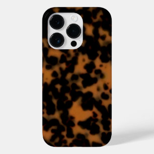 Tortoise Shell Print, Sable Dark Amber Brown Case-Mate iPhone 14 Pro Case