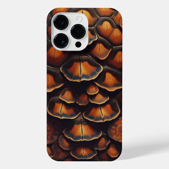  Tortoise Shell Retro, Chic Tortoiseshell Pattern iPhone Case (Back)
