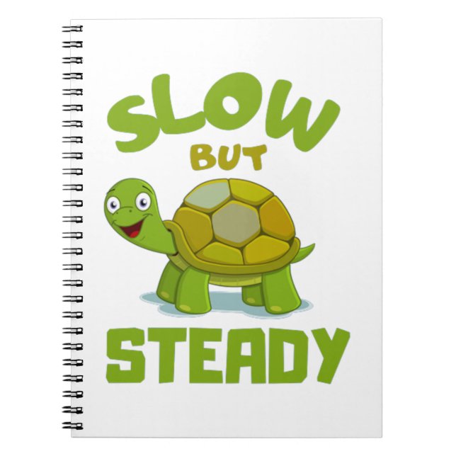 Tortoise Slow But Steady Notebook (Front)