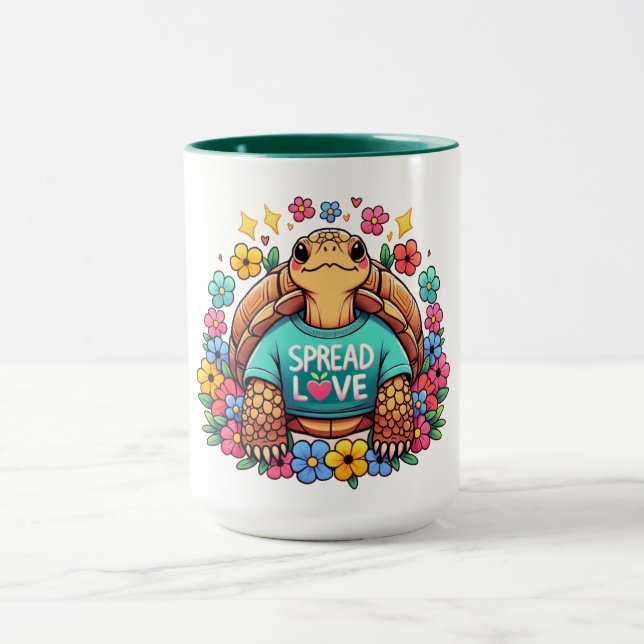 Tortoise Spread Love | Mug (Center)