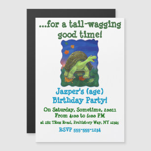 Tortoise Stationery Magnetic Invitation