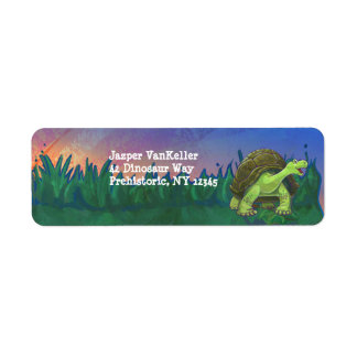 Tortoise Stationery Return Address Label