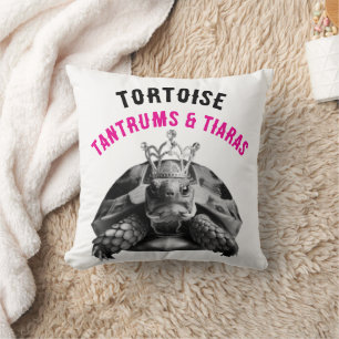 Tortoise Tantrums & Tiaras   Cushion