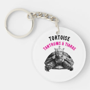 Tortoise Tantrums & Tiaras   Key Ring