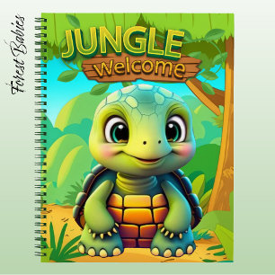 Tortoise Unique Box Turtle Woodland Wildlife 🐢 Notebook