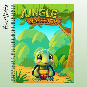Tortoise Unique Box Turtle Woodland Wildlife 🐢 Notebook