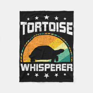 Tortoise Whisperer Fly Fishing Aquarium Fish Tank Fleece Blanket