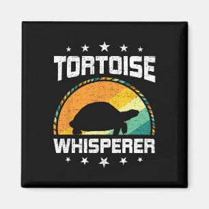 Tortoise Whisperer Fly Fishing Aquarium Fish Tank Magnet