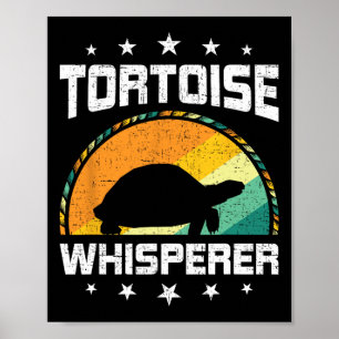 Tortoise Whisperer Fly Fishing Aquarium Fish Tank  Poster