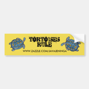 Tortoises Rule Bumper Sticker