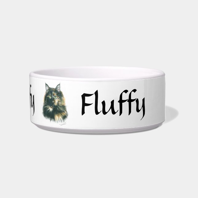 Tortoiseshell Cat Bowl (Right)