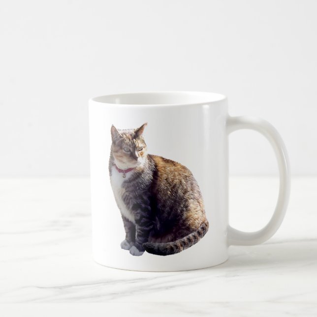 Tortoiseshell Cat Coffee Mug (Right)