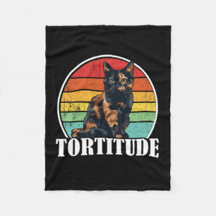 Tortoiseshell Cat Fleece Blanket