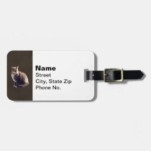 Tortoiseshell Cat Luggage Tag