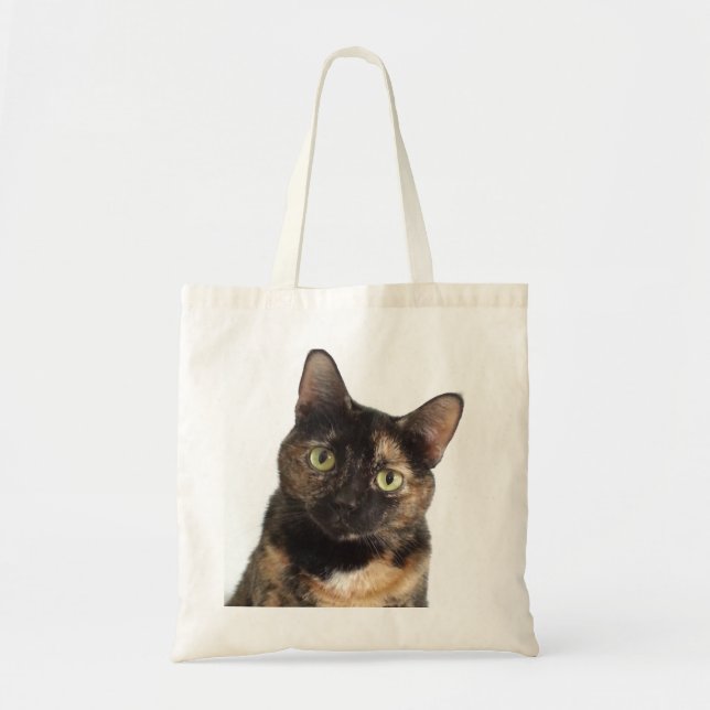 Tortoiseshell Cat Tote Bag (Front)