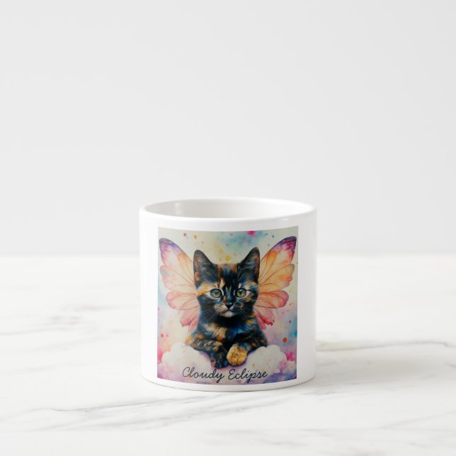 Tortoiseshell Fairy Kitten Speciality Mug (Front)