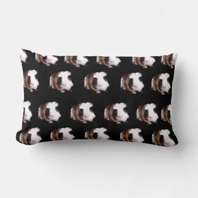 Tortoiseshell Guinea Pigs, Lumbar Cushion. Lumbar Cushion (Front)
