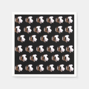 Tortoiseshell Guinea Pigs Pattern, Paper Napkins