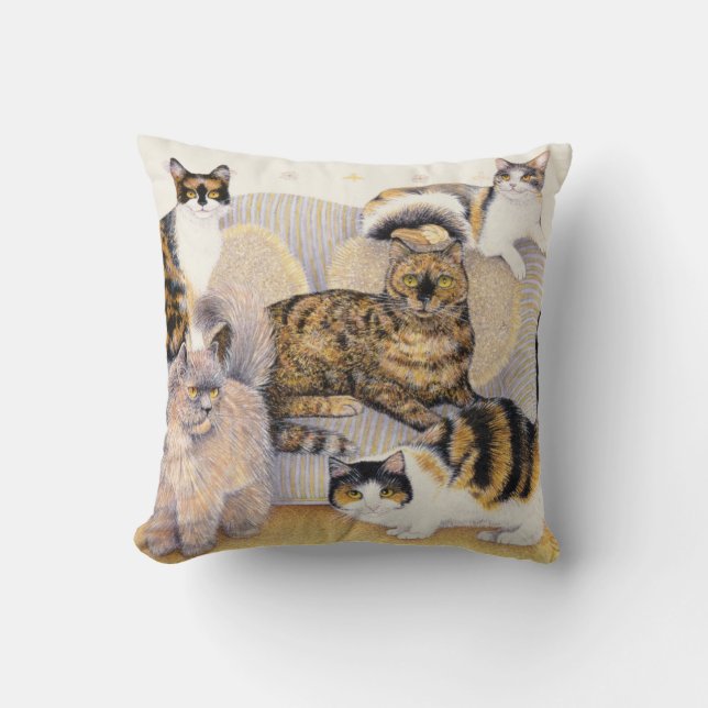 Tortoiseshell ladies cushion (Front)