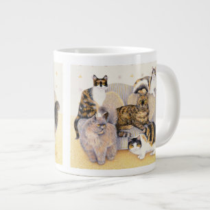 Tortoiseshell ladies large coffee mug