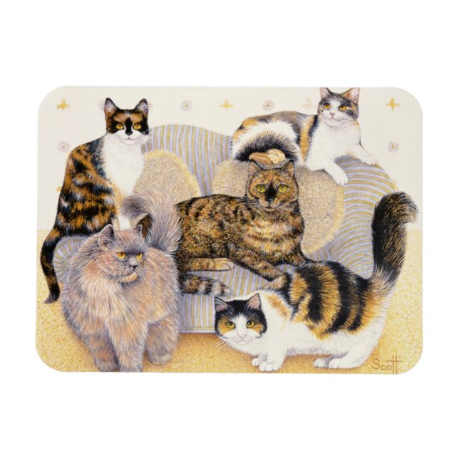 Tortoiseshell ladies magnet (Horizontal)