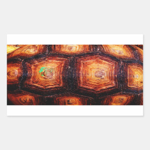Tortoiseshell Rectangular Sticker