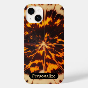 Tortoiseshell Seamless Pattern Brown Black Chic Case-Mate iPhone 14 Case