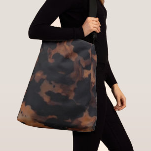 Tortoiseshell Seamless Pattern, Chic TortoiseShell Crossbody Bag