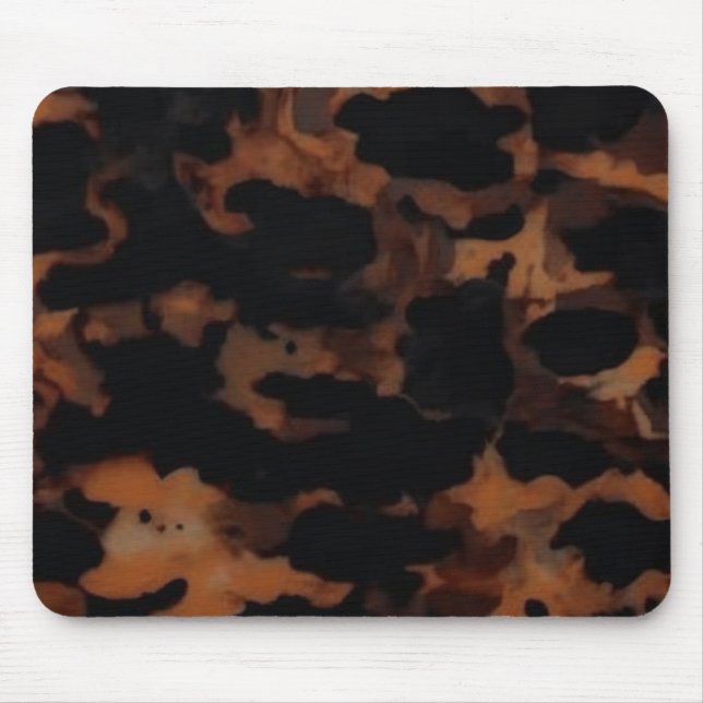 Tortoiseshell Seamless Pattern, Chic TortoiseShell Mouse Pad (Front)