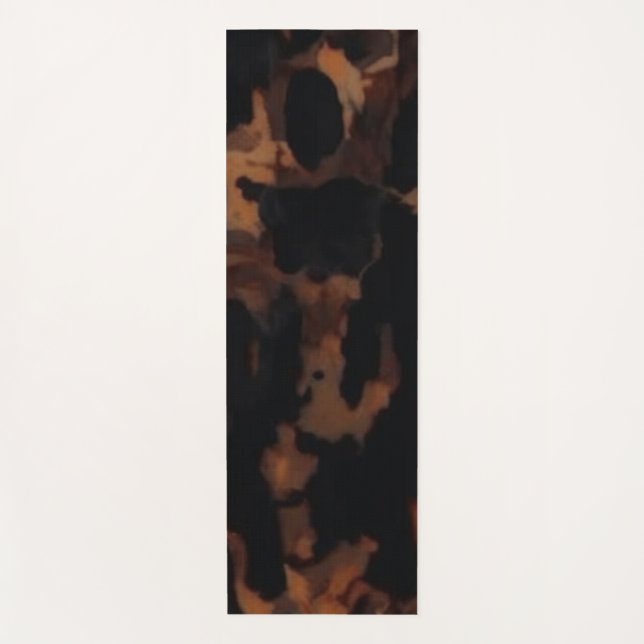 Tortoiseshell Seamless Pattern, Chic TortoiseShell Yoga Mat (Front)