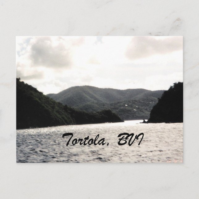 Tortola, BVI Postcard (Front)