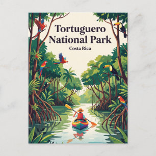 Tortuguero National Park Costa Rica Postcard