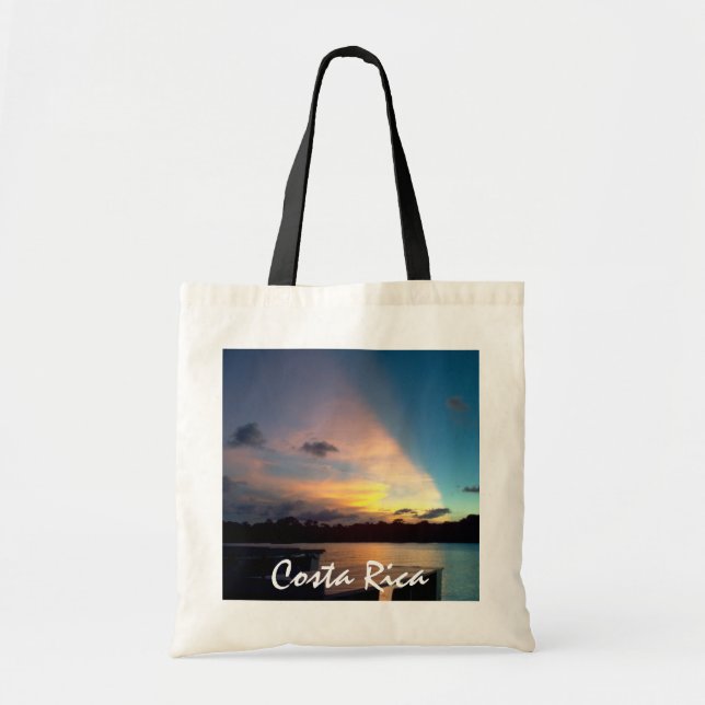 Tortuguero Sunset - Beautiful Costa Rica Tote Bag (Front)