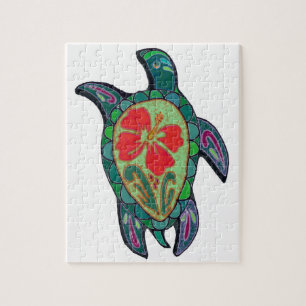 Tortus Hibiscus Jigsaw Puzzle