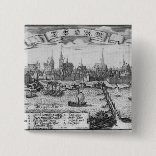 Torun, Poland 15 Cm Square Badge