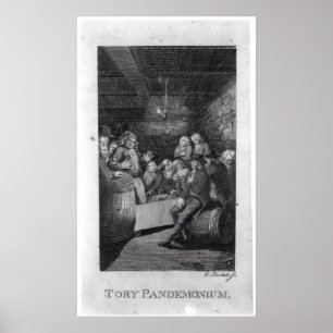 Tory Pandemonium, from John Trumbull's Poster